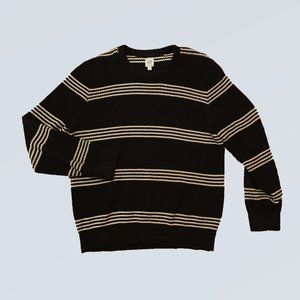 GAP Knit Sweater - Heavy Cotton - Black and White